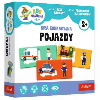 TREFL GRY GAME - Vehicles - Toddler ABC - Trefl 02907