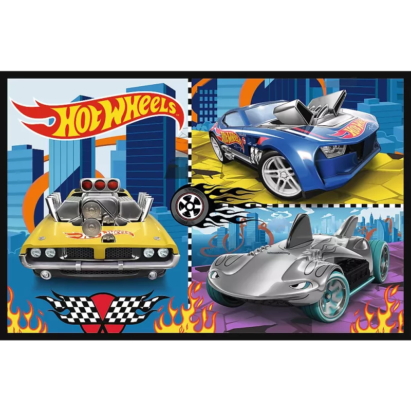 Trefl Dėlionė - 2x70 - Cars - Hot Wheels