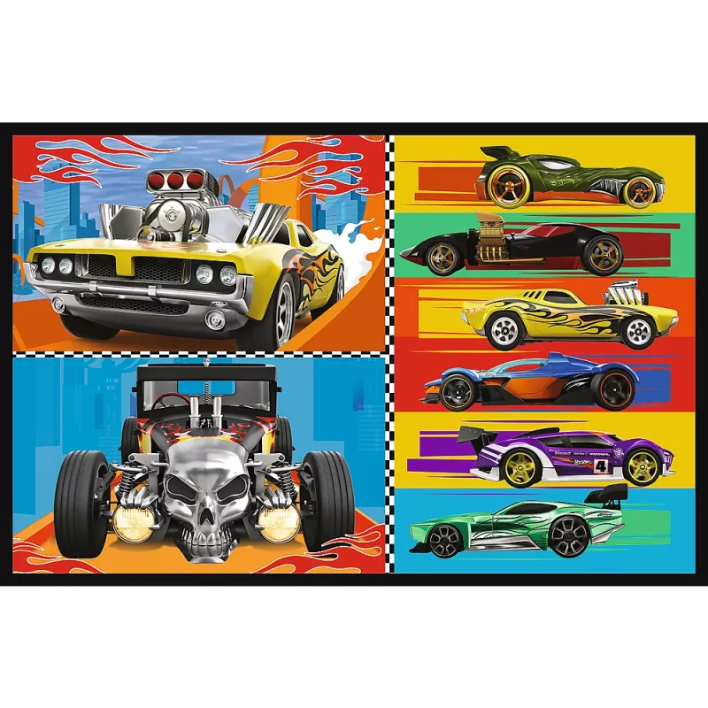 Trefl Dėlionė - 2x70 - Cars - Hot Wheels