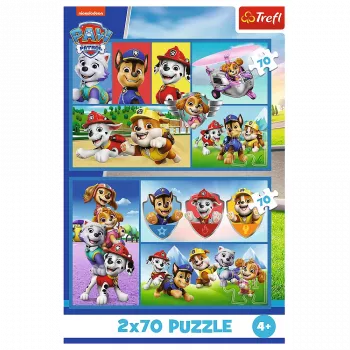 TREFL Puzzle 2x70 - Paw Patrol Rules