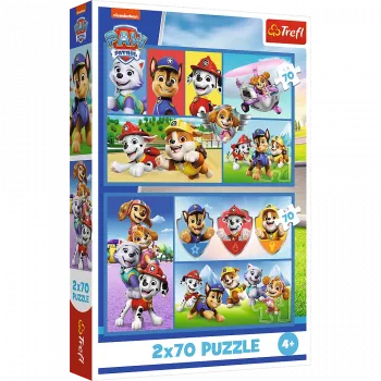 TREFL Puzzle 2x70 - Paw Patrol Rules