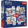 TREFL PUZZLE 4-in-1 Puzzle – It's Snowing at the Trefliks' – Trefl 34657
