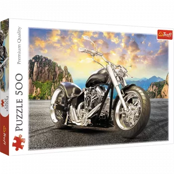TREFL Puzzle 500 pcs. Black Motorcycle