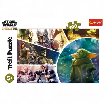 TREFL PUZZLE Dėlionė - 100 - Star Wars - Baby Yoda - Trefl 16413