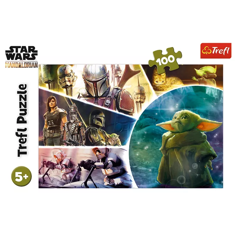 TREFL PUZZLE Dėlionė - 100 - Star Wars - Baby Yoda - Trefl 16413