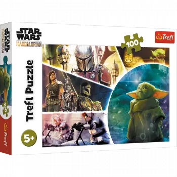 TREFL PUZZLE Dėlionė - 100 - Star Wars - Baby Yoda - Trefl 16413