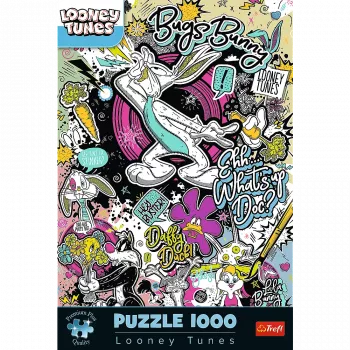 TREFL PUZZLE Dėlionė - 1000 Premium Plus - Looney Tunes FSC Mix 70% 12066