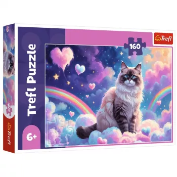 TREFL PUZZLE Dėlionė 160 - Naminis Katinėlis Trefl 13327