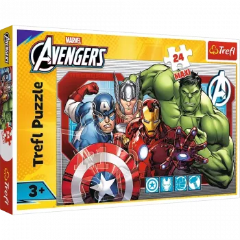 TREFL PUZZLE Puzzle 24 Maxi – Always Just – Disney Marvel The Avengers