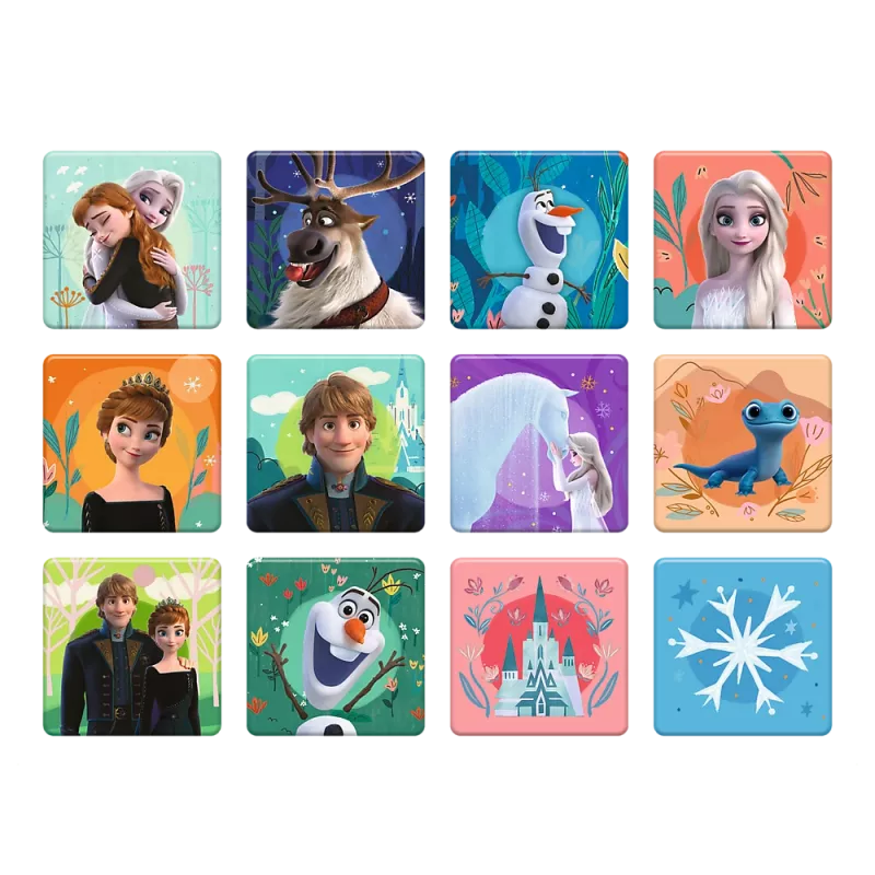 TREFL PUZZLE Dėlionė 2in1 + Memo Princesses in Their Land - Disney Frozen 2 93335
