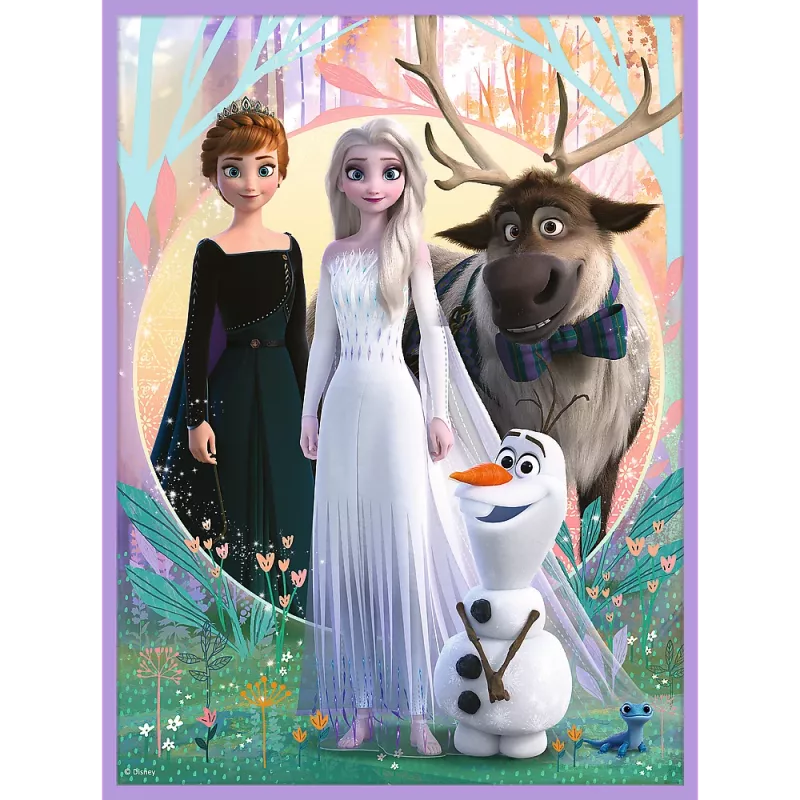 TREFL PUZZLE Dėlionė 2in1 + Memo Princesses in Their Land - Disney Frozen 2 93335