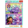 TREFL PUZZLE Dėlionė - 2x24 - Linksmybės su Gabby - Visuotinė Gabby Lėlių Namelis Trefl 34433