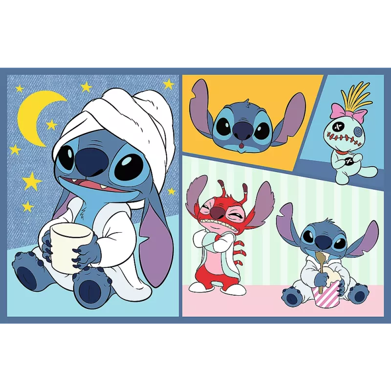 TREFL PUZZLE Dėlionė 2x70 Su Stiču nėra nuobodu Disney Lilo Stitch Trefl 34444