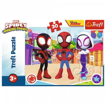 TREFL PUZZLE Dėlionė - 30 - Spiday ir draugų nuotykiai - Trefl 18285