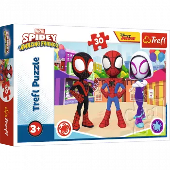 TREFL PUZZLE Dėlionė - 30 - Spiday ir draugų nuotykiai - Trefl 18285