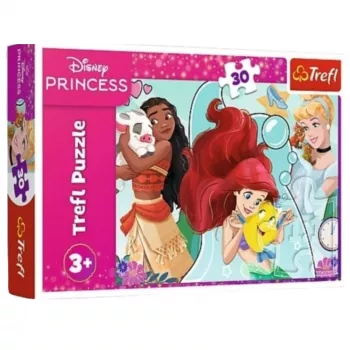 TREFL PUZZLE Dėlionė - 30 - Beautiful and Brave - Disney Princess - Trefl 18323