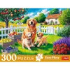 TREFL PUZZLE Dėlionė - 300 EasyPiece - Šunys kaime Trefl 23101