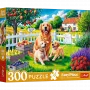 TREFL PUZZLE Dėlionė - 300 EasyPiece - Šunys kaime Trefl 23101