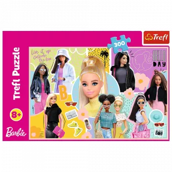 TREFL PUZZLE Dėlionė - 300 - Your Favorite Barbie - Mattel, Barbie 23025