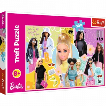TREFL PUZZLE Dėlionė - 300 - Your Favorite Barbie - Mattel, Barbie 23025