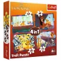 TREFL PUZZLE Dėlionė - 4 viename - Drąsusis liūtų karalius / Disney Liūtų karalius Trefl 34653