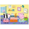TREFL PUZZLE Dėlionė 4v1 Holiday Memories Peppa Pig 34359