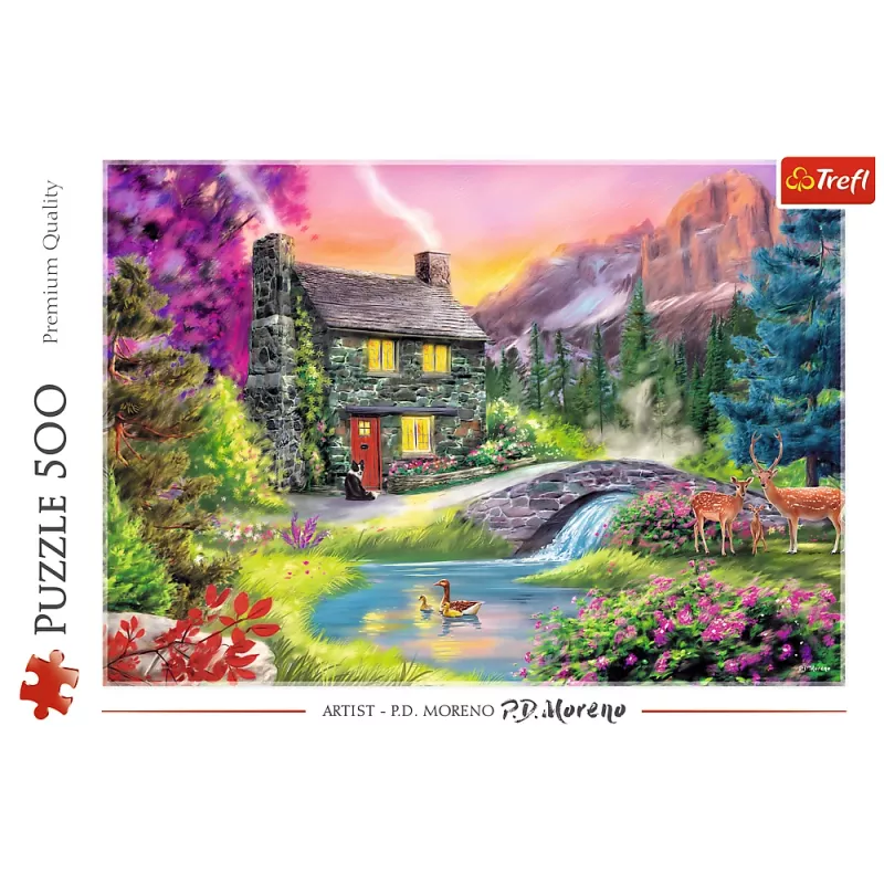 TREFL PUZZLE Dėlionė – 500 detalių – Kalnų idilė Trefl 37325