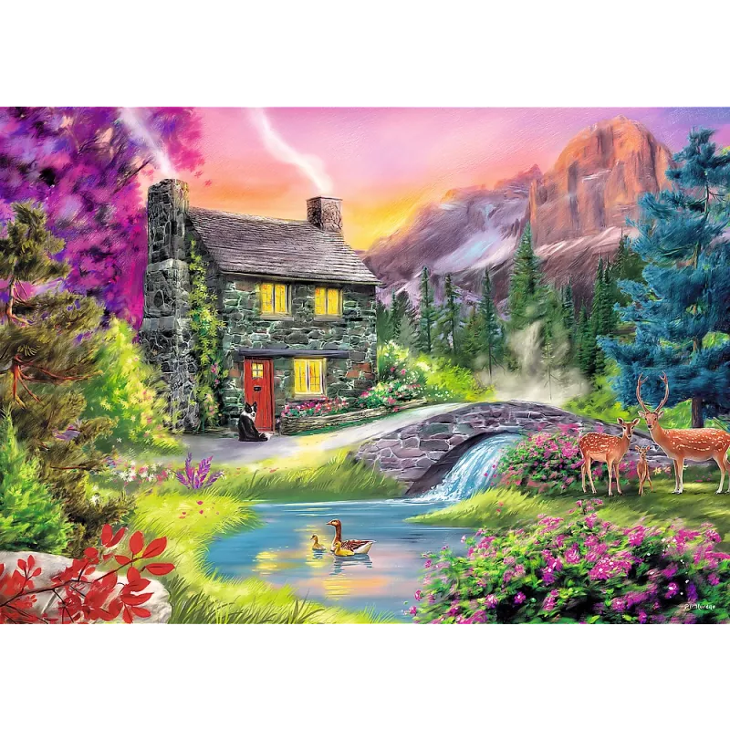 TREFL PUZZLE Dėlionė – 500 detalių – Kalnų idilė Trefl 37325