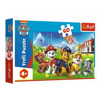 TREFL PUZZLE Dėlionė 60 dalių „Paw Patrol In The Glade“ Trefl 17375