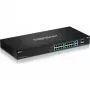 TRENDnet TPE-TG182F 18 prievadų Gigabit High Power PoE+ komutatorius, 16 PoE+ prievadų, 240W biudžetas, 2 uplink, montuojamas į stelažą
