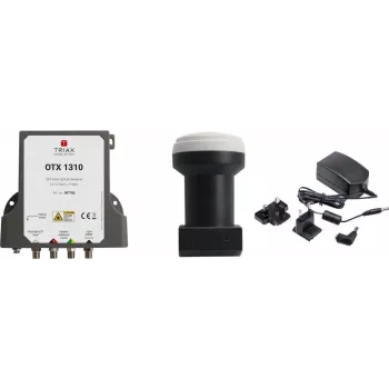 TRIAX OTX1310KIT optinis siųstuvas OTX 1310 su plačiajuosčiu LNB TWB 40 307785