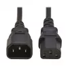 Tripp PDU Power Cord C13 į C14 10A 250V H05VV-F 2m (6.6ft) Juoda