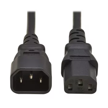 Tripp PDU Power Cord C13 į C14 10A 250V H05VV-F 2m (6.6ft) Juoda