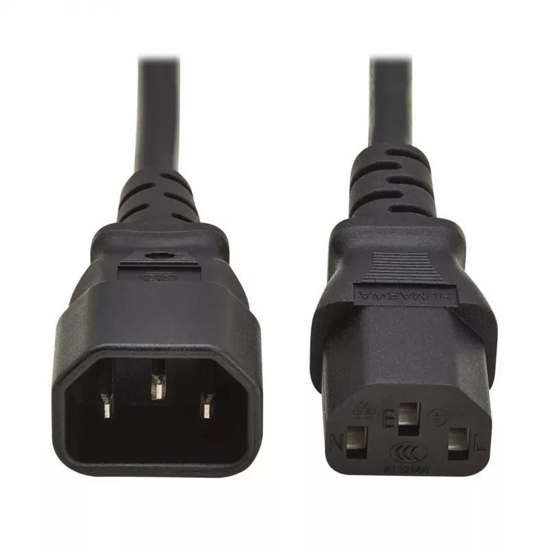 Tripp PDU Power Cord C13 į C14 10A 250V H05VV-F 2m (6.6ft) Juoda