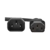 Tripp PDU Power Cord C13 į C14 10A 250V H05VV-F 2m (6.6ft) Juoda