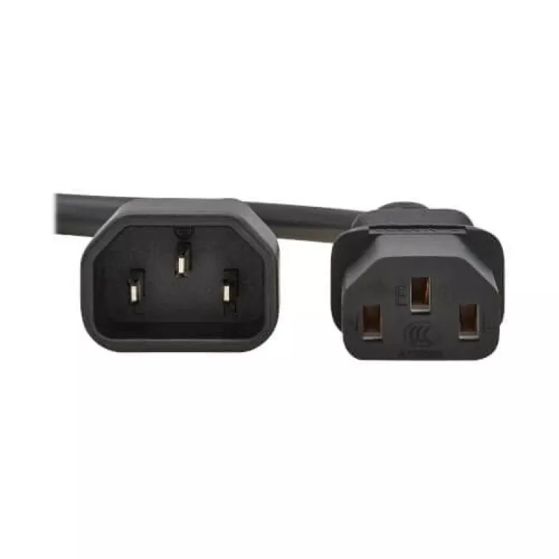 Tripp PDU Power Cord C13 į C14 10A 250V H05VV-F 2m (6.6ft) Juoda