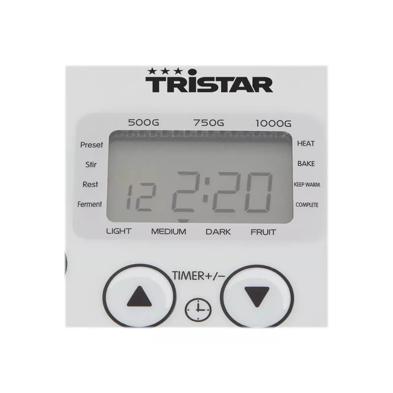 Tristar BM-4586 Duonkepė 550W, 19 programų, 750g-900g, LCD, nelipni forma, juoda