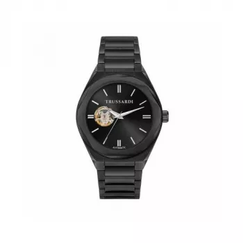 Trussardi vyrų laikrodis R2423156001 42mm mėlynas ciferblatas, nerūdijantis plienas