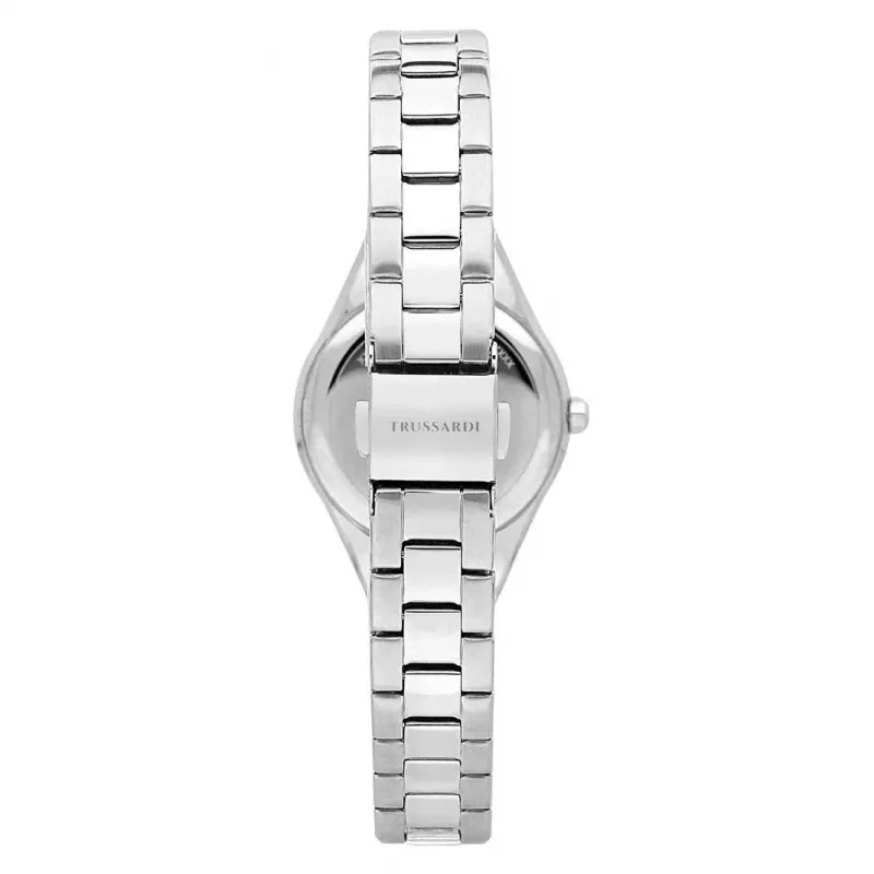 TRUSSARDI Moteriškas T-Light Kvarcinis Laikrodis R2453157511 30mm Sidabrinis Nerūdijantis Plienas
