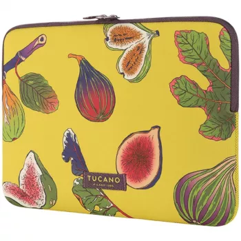 TUCANO SCHIZZO dėklas MacBook 13 colių - Acid Green neopreno itin plonas su apsauga nuo slydimo