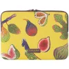TUCANO SCHIZZO dėklas MacBook 13 colių - Acid Green neopreno itin plonas su apsauga nuo slydimo