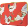 TUCANO SCHIZZO dėklas MacBook Air 15 colių / nešiojamiesiems 13-14 colių, Fauna Galline oranžinis
