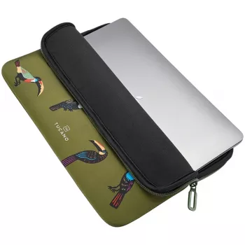 Tucano Tucani Sleeve 12-13 colių neopreno nešiojamojo kompiuterio dėklas, žalias