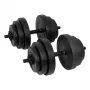 Tunturi 28 kg Vinyl Dumbbell Set su Spinlock strypais