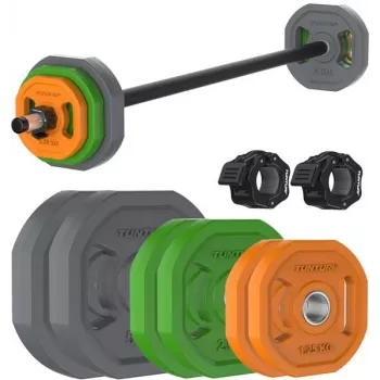 Tunturi Aerobic Dumbbell Set 20 kg reguliuojamas svorių rinkinys su laikymo dėžute