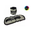 Tunturi kulkšnių ir riešų svarmenys 1kg x2, pilki, neoprenas su Velcro