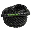 Tunturi Battle Rope 9m – 38mm poliesterio jėgos ir kardio treniruočių virvė