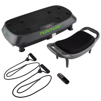 Tunturi Cardio Fit V20 vibroplokštė – 200W, 20 greičių, LCD ekranas, nuotolinio valdymo pultelis
