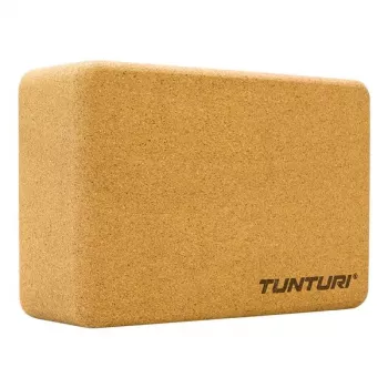 Tunturi kamštinis jogos blokas - natūraliai rudas, 225 x 150 x 75 mm, 700 g