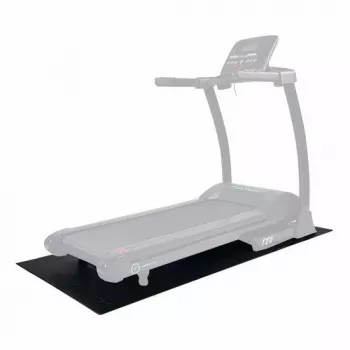 Tunturi Grindų apsaugos kilimėlis 200 x 92.5 cm juodas PVC, neslystantis, smūgius sugeriantis, tinka bėgimo takeliams, dviračiams, elipsiniams treniruokliams